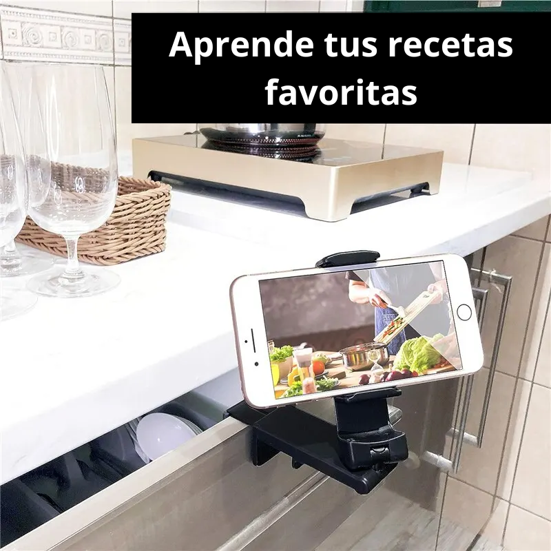 Soporte de Teléfono Plegable y Giratorio