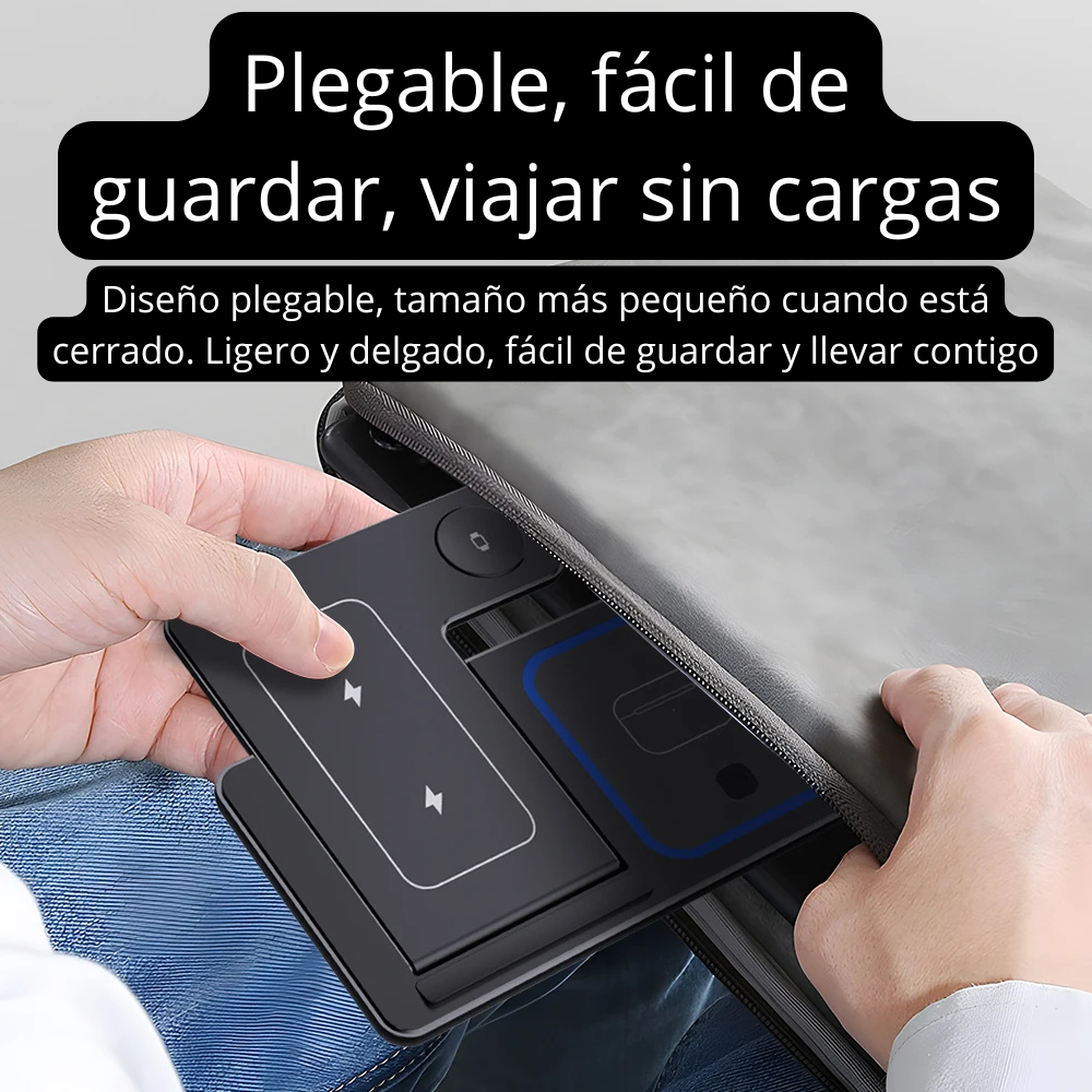 Estación de Carga Inalámbrica 3 en 1 para Apple