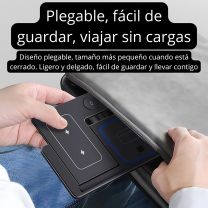 Estación de Carga Inalámbrica 3 en 1 para Apple